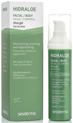 Sesderma HIDRALOE Aloe gel - Алое-гель увлажняющий для лица и тела 60мл