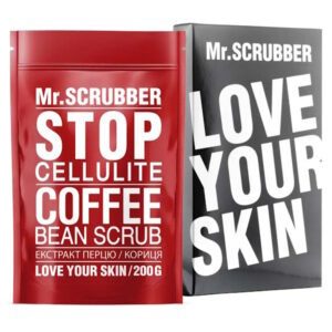 Mr.SCRUBBER Stop Cellulite Coffee Bean Scrub – Антицелюлітний скраб для тіла, 200 гр Mr.SCRUBBER Stop Cellulite Coffee Bean Scrub – Антицелюлітний скраб для тіла, 200 гр