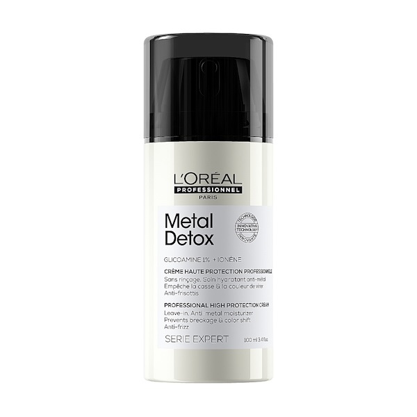 L'Oreal Professional Metal Detox Professional High Protection Cream – Професійний крем-догляд для зменшення ламкості всіх типів волосся та небажаної зміни кольору, 100 мл L'Oreal Professional Metal Detox Professional High Protection Cream – Професійний крем-догляд для зменшення ламкості всіх типів волосся та небажаної зміни кольору, 100 мл