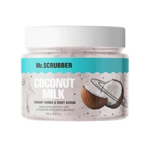 Mr.SCRUBBER Coconut Milk – Крем-скраб для рук та тіла з ароматом кокосового молока, 250 гр Mr.SCRUBBER Coconut Milk – Крем-скраб для рук та тіла з ароматом кокосового молока, 250 гр
