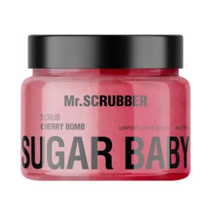 Mr.SCRUBBER Sugar Baby Cherry Bomb – Цукровий скраб для тіла, 450 гр Mr.SCRUBBER Sugar Baby Cherry Bomb – Цукровий скраб для тіла, 450 гр