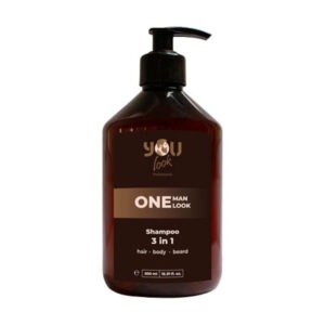 You Look Professional ONE Man Look 3in1 Shampoo – Шампунь 3 в 1 для волос, тела и бороды, 500 мл You Look Professional ONE Man Look 3in1 Shampoo – Шампунь 3 в 1 для волос, тела и бороды, 500 мл