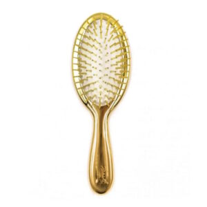 Janeke Superbrush LUX Brush with Metal Teeth, Golden - Гребінець для волосся з металевими зубчиками, золотий Janeke Superbrush LUX Brush with Metal Teeth, Golden - Гребінець для волосся з металевими зубчиками, золотий