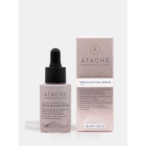 Atache Retinal Coopper Tech Triple Action Serum – Нічна омолоджуюча сироватка з ретиналем і пептидами міді, 30 мл Atache Retinal Coopper Tech Triple Action Serum – Нічна омолоджуюча сироватка з ретиналем і пептидами міді, 30 мл