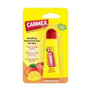 Carmex Tube Peach & Mango Tingle Free Blister Pack – Бальзам для губ зі смаком персика та манго, 10 гр Carmex Tube Peach & Mango Tingle Free Blister Pack – Бальзам для губ зі смаком персика та манго, 10 гр