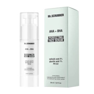 Mr.SCRUBBER Perfecting Face Serum – Интенсивная сыворотка для проблемной и склонной к акне кожи AHA+BHA, 30 мл Mr.SCRUBBER Perfecting Face Serum – Интенсивная сыворотка для проблемной и склонной к акне кожи AHA+BHA, 30 мл