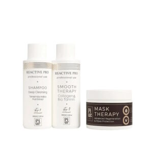 Piur Professional Reactive Pro Treatment Starter Pack - Стартовий набір для розгладження та відновлення волосся, 2x100 + 60 мл Piur Professional Reactive Pro Treatment Starter Pack - Стартовий набір для розгладження та відновлення волосся, 2x100 + 60 мл