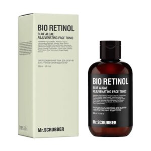 Mr.SCRUBBER Bio Retinol – Тонік для омолоджування для обличчя з екстрактом синіх водоростей, 200 мл Mr.SCRUBBER Bio Retinol – Тонік для омолоджування для обличчя з екстрактом синіх водоростей, 200 мл