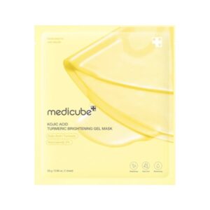 Medicube Kojic Acid Turmeric Brightening Gel Mask - Освітлювальна гідрогелева маска з коєвою кислотою та куркумою, 28 гр Medicube Kojic Acid Turmeric Brightening Gel Mask - Освітлювальна гідрогелева маска з коєвою кислотою та куркумою, 28 гр
