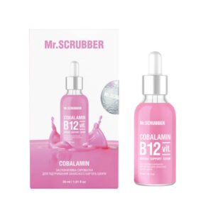 Mr.SCRUBBER Cobalamin B12 vit. Barrier Support Serum – Успокаивающая розовая сыворотка для поддержания защитного барьера кожи лица, 30 мл Mr.SCRUBBER Cobalamin B12 vit. Barrier Support Serum – Успокаивающая розовая сыворотка для поддержания защитного барьера кожи лица, 30 мл