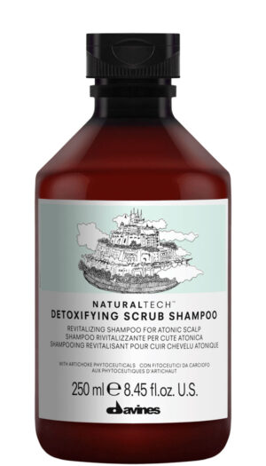 Davines NATURALTECH Detoxifying Scrub Shampoo - Детоксирующий шампунь-скраб 250мл
