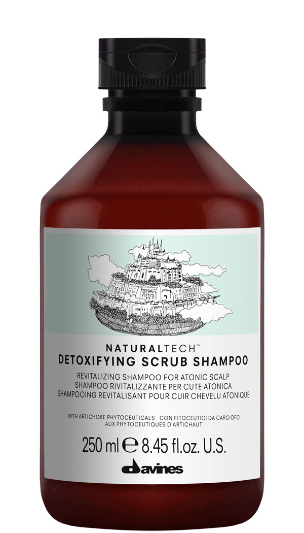Davines NATURALTECH Detoxifying Scrub Shampoo - Детоксирующий шампунь-скраб 250мл