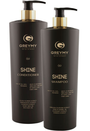 GREYMY SHINE COMPLEX: SHINE SHAMPOO + SHINE CONDITIONER - Набор Шампунь для Блеска + Кондиционер для Блеска 800 + 800мл