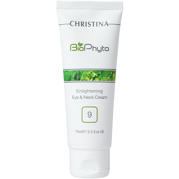 CHRISTINA Bio Phyto Enlightening Eye and Neck Cream - Осветляющий крем для кожи вокруг глаз и шеи (шаг 9), 75мл