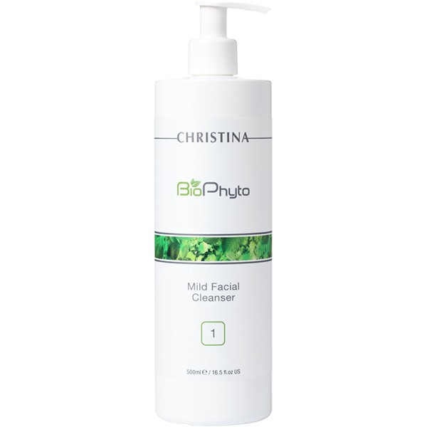 CHRISTINA Bio Phyto Mild Facial Cleanser - Мягкий очищающий гель (шаг 1), 500мл
