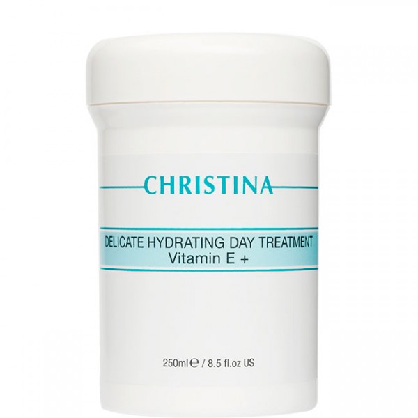 CHRISTINA Delicate Hydrating Day Treatment + Vitamin E - Деликатный увлажняющий дневной уход с витамином Е, 250мл