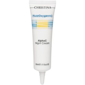CHRISTINA FluorOxygen+C Alpha C Night Cream - Ночной крем с витамином С, 30мл