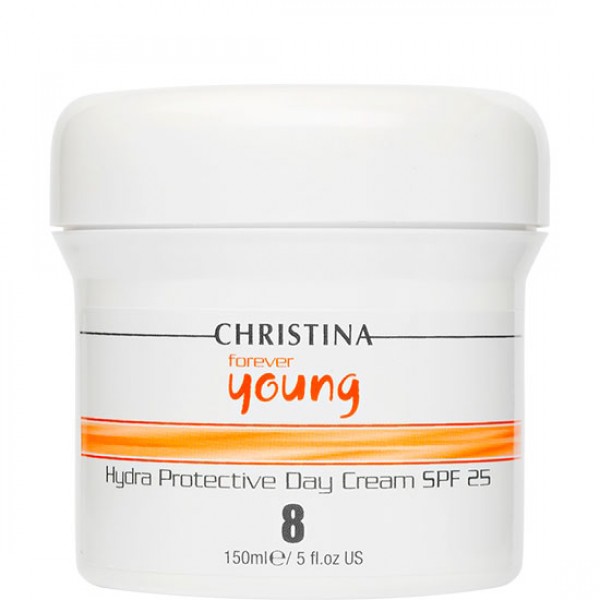 CHRISTINA Forever Young Hydra Protective Day Cream SPF25 - Дневной гидрозащитный крем с SPF25 (шаг 8), 150мл