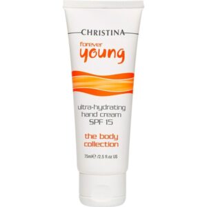 CHRISTINA Forever Young Ultra-Hydrating Hand Cream SPF15 - Ультраувлажняющий крем для рук c SPF15, 75мл