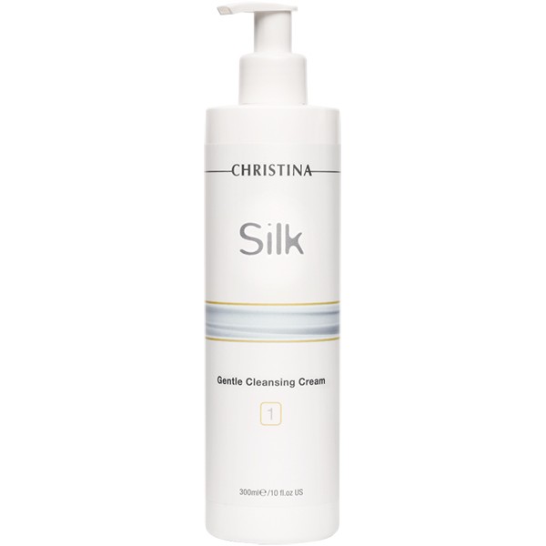 CHRISTINA Silk Gentle Cleansing Cream - Мягкий очищающий крем (шаг 1), 300мл