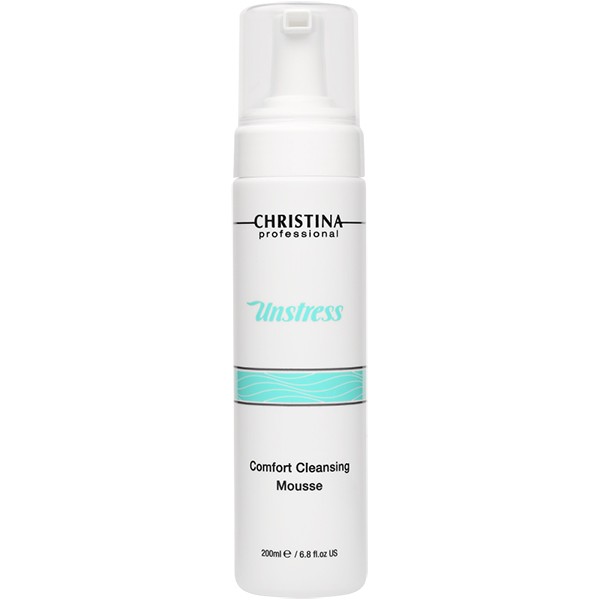 CHRISTINA Unstress Comfort Cleansing Mousse - Очищающий мусс-комфорт 200мл