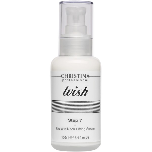 CHRISTINA Wish Eyes and Neck Lifting Serum - Подтягивающая сыворотка для кожи вокруг глаз и шеи (шаг 7), 100мл