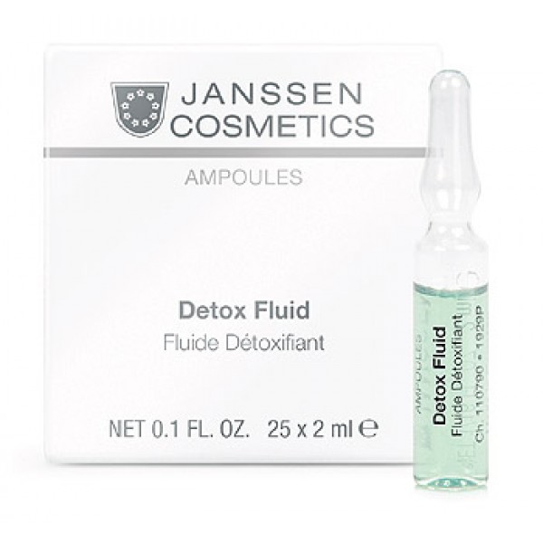 JANSSEN Cosmetics Ampoules Detox Fluid - Детокс-сыворотка в ампулах 3 х 2мл