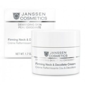 JANSSEN Cosmetics Demanding Skin Firming Face Neck & Decollete Cream - Укрепляющий Крем для Лица Шеи и Декольте 50мл
