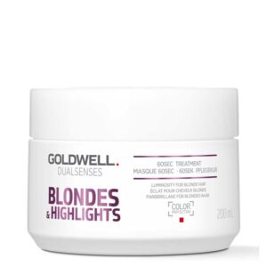 Goldwell Dualsenses Blondes & Highlights 60sec Treatment - Інтенсивний догляд за 60 секунд для освітленого волосся, 200 мл