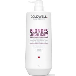 Goldwell Dualsenses Blondes & Highlights Anti-Yellow Shampoo - Шампунь проти жовтизни для освітленого волосся, 1000 мл
