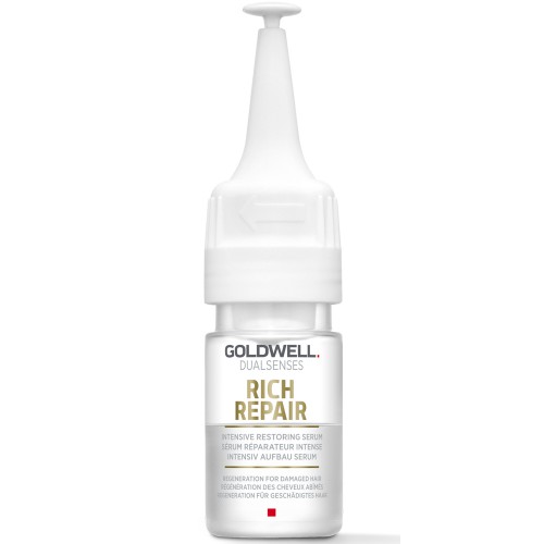 Goldwell Dualsenses Rich Repair Intensive Restoring Serum - Інтенсивна відновлююча сироватка для відновлення сухого та пошкодженого волосся, 1x18 мл