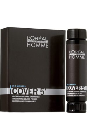 L'Oreal Professionnel HOMME GEL COVER 5 - Тонирующий Гель 5 №5, 3 х 50мл