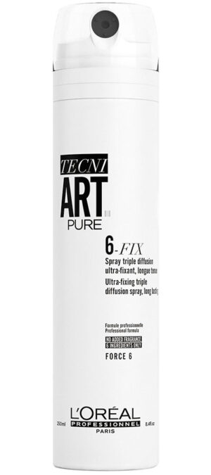 L'OREAL Professionnel Tecni.ART 6-FIX Spray - Спрей супер сильной фиксации (фикс 6), 250мл
