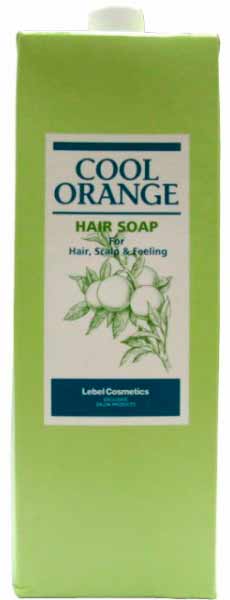 Lebel Cool Orange Hair Soap Cool - Шампунь для волос «Холодный Апельсин» 1600 мл