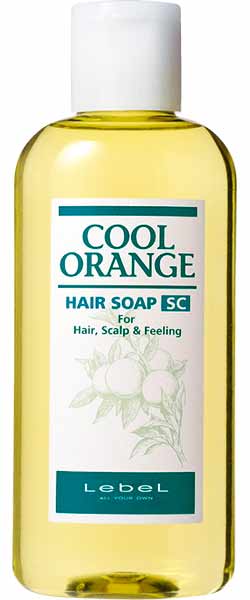 Lebel Cool Orange Hair Soap Super Cool - Шампунь для волос «Супер Холодный Апельсин» 200 мл