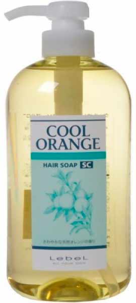 Lebel Cool Orange Hair Soap Super Cool - Шампунь для волосся «Супер Холодний Апельсин» 600 мл