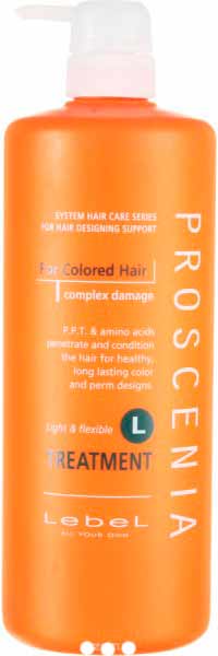 Lebel Proscenia Treatment L - Маска для окрашенных и химически завитых волос 980 мл