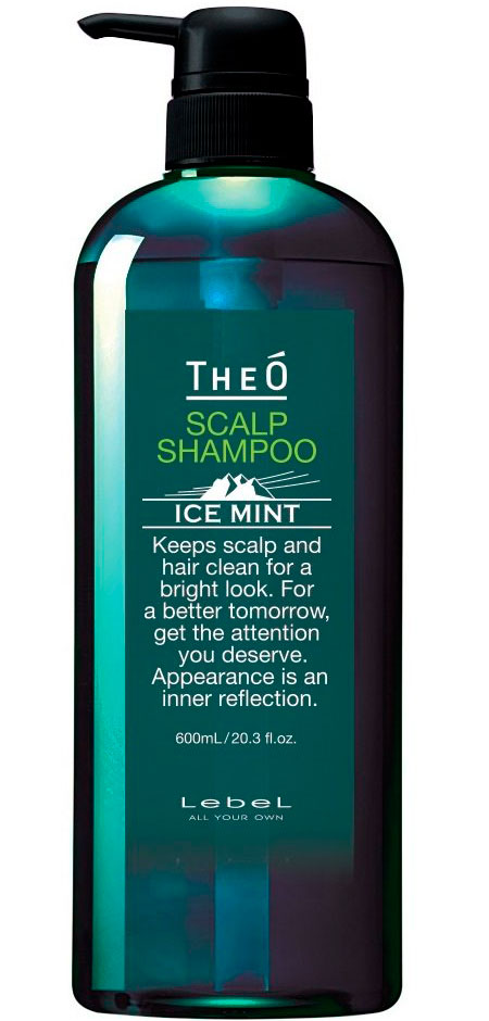 Lebel TheO Scalp Shampoo ICE MINT - Шампунь для волос и кожи головы для мужчин 600мл