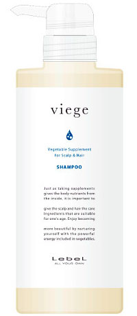 Lebel Viege Shampoo - Шампунь восстанавливающий для волос и кожи головы 600мл