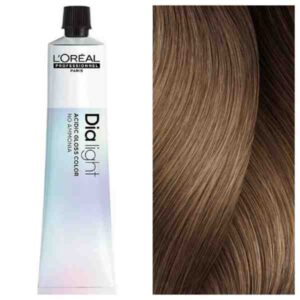 L'Oreal Professionnel Dia Light – Полуперманентная крем-краска для волос 8.23 Светло-Золотистый Переливающийся Блондин, 50 мл