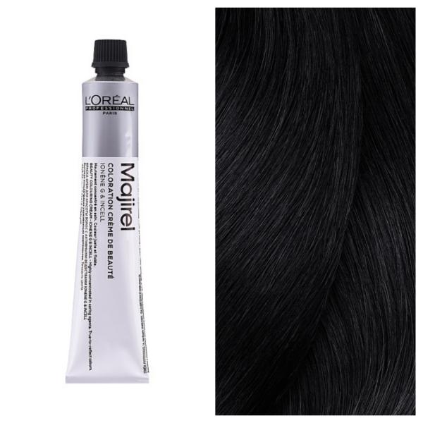 L’Oreal Professionnel Majirel – Стійка крем-фарба для волосся 2.10 Насичений Попелясто-Темний Коричневий, 50 мл