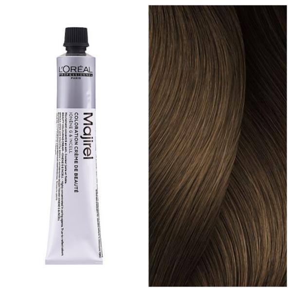 L’Oreal Professionnel Majirel – Стійка крем-фарба для волосся 7.23 Золотистий Блондин Переливчастий, 50 мл