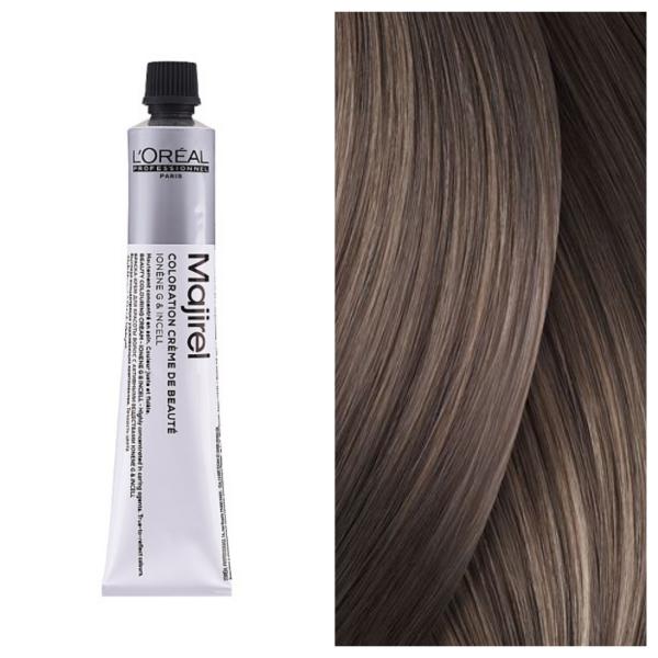 L’Oreal Professionnel Majirel – Стійка крем-фарба для волосся 8.21 Світлий Переливчастий Попелясто-Русий Молочний Коктейль, 50 мл