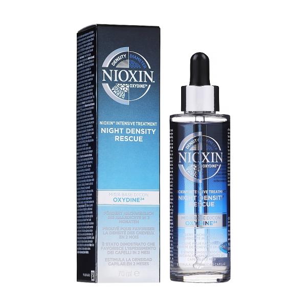 Nioxin Night Density Rescue - Ночная сыворотка для увеличения густоты волос, 70 мл