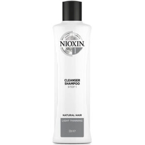Nioxin Cleanser Shampoo System 1 – Очищающий шампунь для натуральных волос с легким истончением, 300 мл