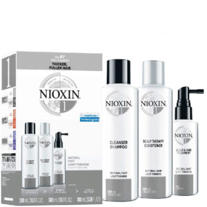 Nioxin System 1 Kit XXL – Набор для натуральных волос с легким истончением, 2x300 + 100 мл