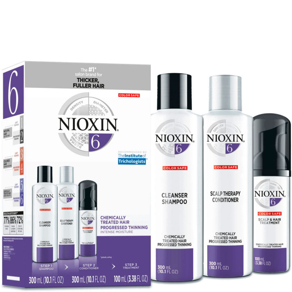 NIOXIN System 6 Kit XXL - Ниоксин Набор (Система 6), 300 + 300 + 100мл