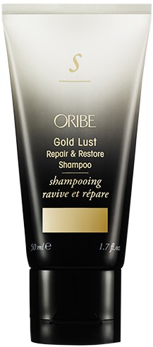 ORIBE Gold Lust Repair & Restore Shampoo - Восстанавливающий шампунь для волос "Роскошь золота", 50 мл