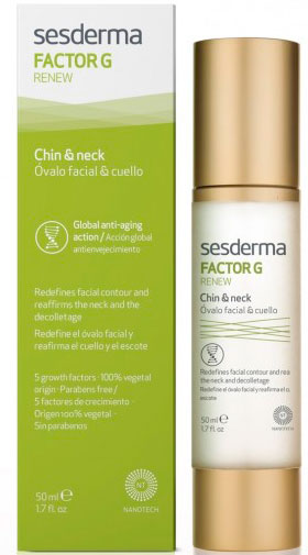Sesderma FACTOR G RENEW Oval face & neck - Омолаживающее средство для овала лица и шеи 50мл