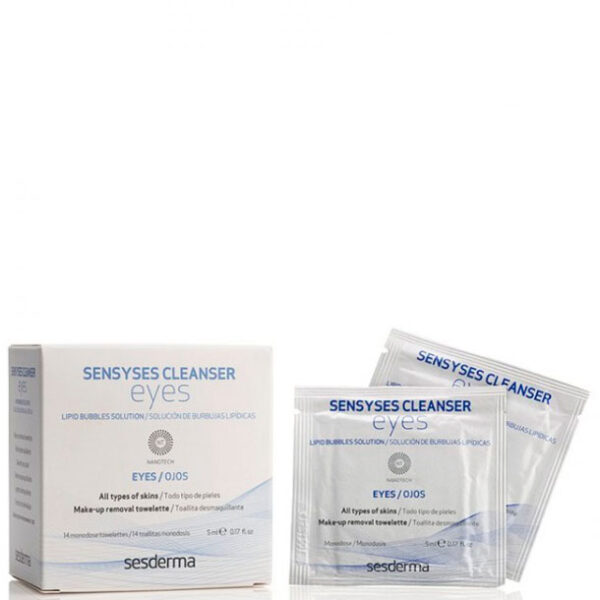 Sesderma SENSYSES CLEANSER Eyes - Салфетки для снятия макияжа с глаз и век 14шт